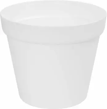 Botle Blumentopf/Pflanzkübel rund, Kunststoff, Weiß, Ø58cm