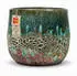 Teramico Brooklyn Keramik Pflanzkübel Grün/Türkis, frostfest, 20x19cm
