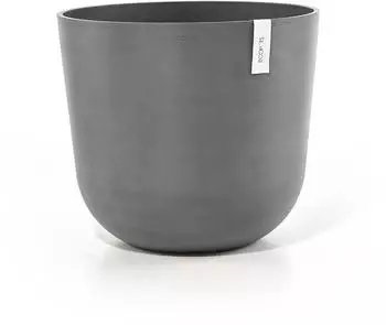 Ecopots Oslo Pflanztopf &Oslash;55x48,5cm Kunststoff Beton-Optik Grau