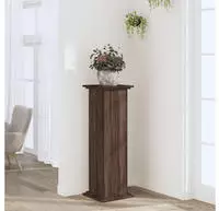 vidaXL Pflanzenst&auml;nder Eichen-Optik 33x33x100 cm Holzwerkstoff