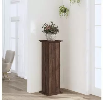 vidaXL Pflanzenst&auml;nder Eichen-Optik 33x33x100cm Holzwerkstoff (852984)