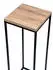 DanDiBo Blumenhocker Metall Holz Schwarz Eckig 70cm (96352)