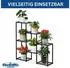 DanDiBo Blumenregal 6 Ebenen Metall Schwarz (96578)