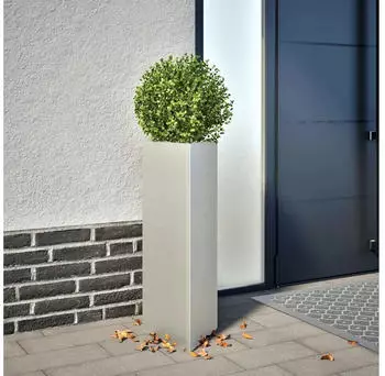 vidaXL Pflanzk&uuml;bel Dreieckig 30x26x75cm Edelstahl 2er-Set (851152)