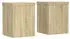 vidaXL Pflanzenständer 2 Stk. Holzwerkstoff Sonoma-Eiche 15x15x20cm (852890)