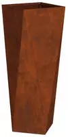 vidaXL Pflanzk&uuml;bel Rostig 30 x 30 x 75 cm Wetterfeststahl