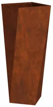 vidaXL Pflanzk&uuml;bel Wetterfeststahl Rostig 30x30x75cm (883778)