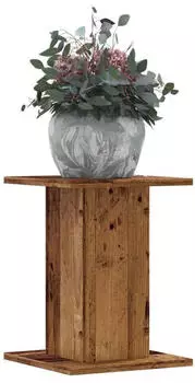 vidaXL Pflanzenst&auml;nder 2er-Set Altholz-Optik 30x30x40cm Holzwerkstoff (3307853)
