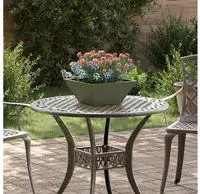 vidaXL Garten-Pflanzgef&auml;&szlig; Olive Gr&uuml;n 35 x 35 x 15 cm