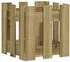 vidaXL Pflanzkübel Latten-Design 30x30x30cm Kiefernholz imprägniert (832446)
