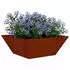 vidaXL Garten-Pflanzgefäß 5er-Set Wetterfeststahl Rostig 40x40x15cm (873823)