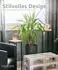 holz4home Blumen-Dekoständer Eiche geölt 50/70/90cm natur 3er-Set