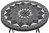 Siena Garden Como Blumenständer mattschwarz/dunkelgrau mit Mosaikoptik (J53794)