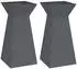 vidaXL Steel pillar planter 35 x 35 x 73 cm anthracite
