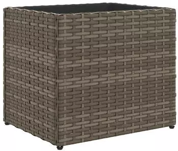 vidaXL Plastic planter 36 x 30 x 32 cm grey