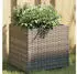 vidaXL Plastic planter 36 x 30 x 32 cm grey