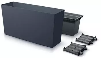 Prosperplast Urbi Case M planter anthracite