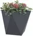 vidaXL Pflanzkübel 40x40x40cm Stahl Anthrazit 2er-Set (883827)