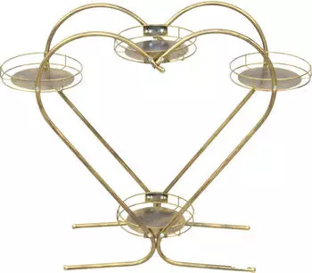 HOFMANN LIVING AND MORE Blumentisch Gold, 75x22x64cm (56091136-0)