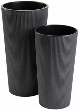 OEM Urbanika Eco Blumentopf-Set Anthrazit, 2 Stück (qubuss_5907600460003)