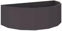 vidaXL Pflanzk&uuml;bel Schwarz 120 x 60 x 35 cm Stahl