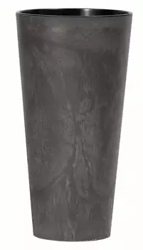 Prosperplast Tubus Slim Effect Blumentopf mit Reservoir Anthrazit 38,1x20x20cm (ZA1444)