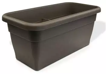MePla Pflanztrog XXL 80x39cm, Kunststoff (PP), taupe, ca. 65l