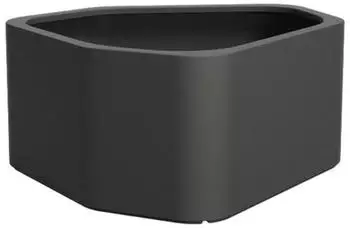 Adezz Shape Pflanzgefäß Fiberglas 130x126x60cm schwarz (PS1)