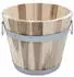 Spetebo Holz Pflanzeimer mit Griffen, 28x23cm (128223)