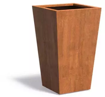 Adezz Tap Pflanzkübel Corten-Stahl 600x600x1000mm