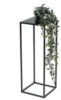Dandibo - Blumenhocker Metall Schwarz Eckig 60 Cm Blumenst&auml;nder Beistelltisch...