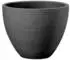 Dehner San Diego Blumentopf konisch Kunststoff anthrazit (2937720)