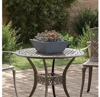 vidaXL Garten-Pflanzgef&auml;&szlig; 5 pcs Anthrazit 40 x 40 x 15 cm