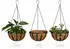 Relaxdays Blumen-Set 6-tlg. Hängekörbe & Wandhaken mit Tier-Motiven (10022644_0)