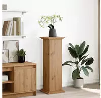 vidaXL Postament mit Stauraum Artisan-Eiche 31x30x90 cm Holzwerkstoff