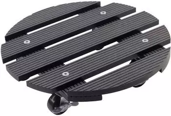 Metafranc Meister WPC-Pflanzenroller &Oslash;300mm 60kg anthrazit (825130)
