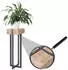 MCW MCW-A15 Blumentisch Tanne Massivholz rustikal 100x32x32cm (MCW-A15)