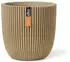 Capi Pflanztopf Groove Ø54x52 cm beige