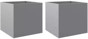 vidaXL Planter silver