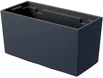 Prosperplast Urbi Case plastic planter 39.5 x 18.5 x 19.5 cm anthracite
