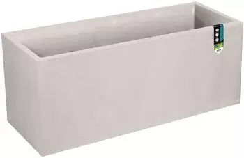 EDA Volcania Pflanzkasten 98L Doppelwand Steinoptik Beige (013731 BE.CA SX1)
