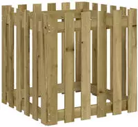 vidaXL Pflanzk&uuml;bel Latten-Design 60x60x60 cm Kiefernholz Impr&auml;gniert