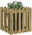 vidaXL Pflanzkübel Latten-Design 60x60x60cm Kiefernholz Imprägniert (832461)