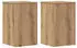 vidaXL Pflanzenständer 2 Stk. Holzwerkstoff Artisan-Eiche 30x30x50cm (852923)