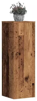 vidaXL Pflanzenst&auml;nder 2er-Set Altholz-Optik 33x33x100cm Holzwerkstoff (3307889)
