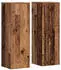 vidaXL Pflanzenständer 2er-Set Altholz-Optik 33x33x100cm Holzwerkstoff (3307889)
