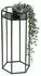 DanDiBo Blumenhocker 6eck Metall Schwarz 60cm (96453)