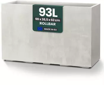 Kreher XXL Sichtschutz Pflanzkasten Millennium Fence Creme Weiß