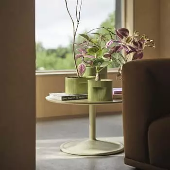 Muuto Ridge Blumentopf 15 cm taupe