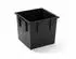 Prosperplast Urbi Square Low plastic flower pot white
